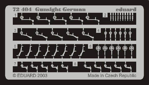 1/72 Aircraft- German Gunsights