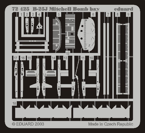 1/72 Aircraft- B25J Mitchell Bomb Bay for HSG