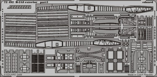 1/72 Aircraft- B24J Exterior for HSG (D)