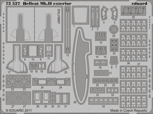 1/72 Aircraft- Hellcat Mk II Exterior for EDU