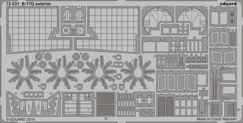 1/72 Aircraft- B17G Exterior for ARX