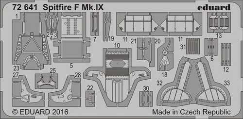 1/72 Aircraft- Spitfire F Mk IX for EDU