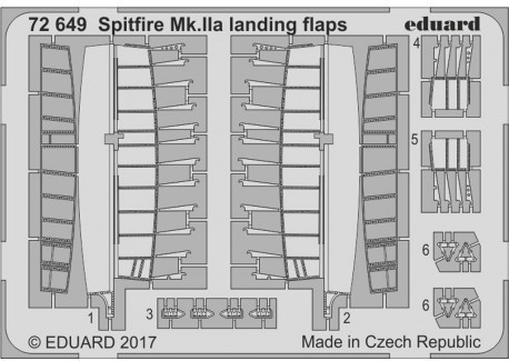 1/72 Aircraft- Spitfire Mk IIa Landing Flaps for RVL