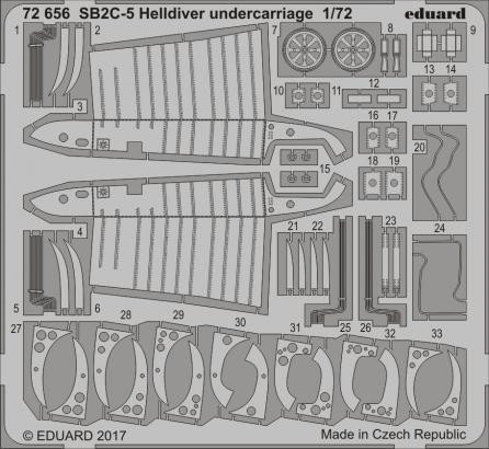 1/72 Aircraft- SB2C5 Helldiver Undercarriage for SHY