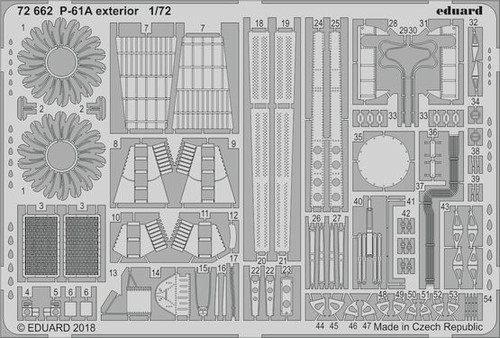 1/72 Aircraft- P61A Exterior for HBO
