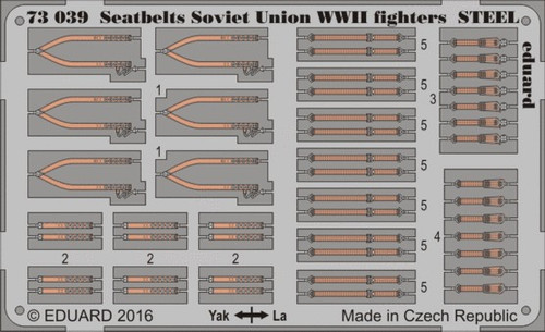 1/72 Aircraft- Seatbelts Soviet Union Steel Fighter WWII (Painted)