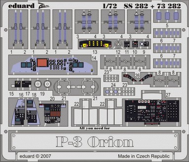 1/72 Aircraft- P3 for HSG/RVL (Painted Self Adhesive)