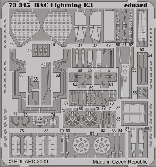 1/72 Aircraft- BAC Lightning F3 for TSM (Painted Self Adhesive)