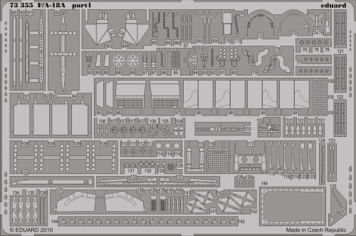 1/72 Aircraft- F/A18A for ACY (Painted Self Adhesive) (D)