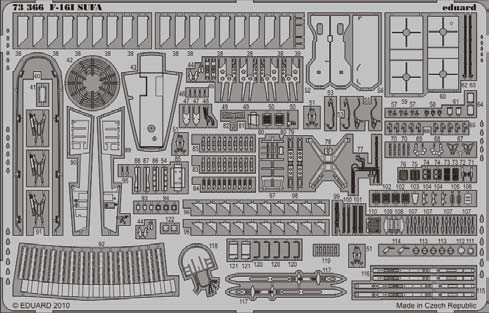 1/72 Aircraft- F16I Sufa for HSG (Painted Self Adhesive) (D)