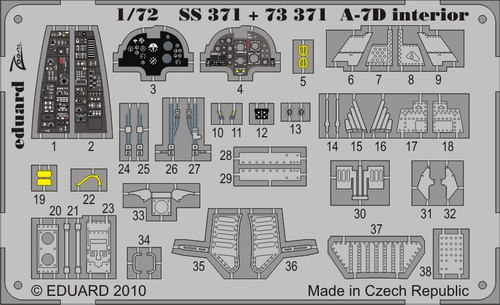 1/72 Aircraft- A7D for HBO (Painted Self Adhesive)