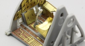 1/72 Aircraft- F6F5 Interior for DML (Painted Self Adhesive)
