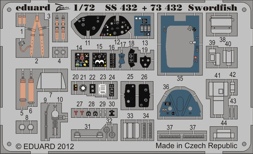 1/72 Aircraft- Swordfish for ARX (Painted Self Adhesive)