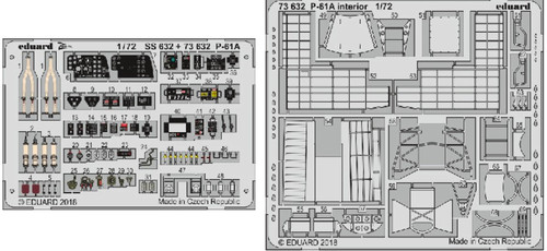 1/72 Aircraft- P61A Interior for HBO (Painted)