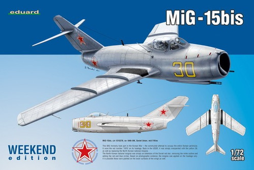 1/72 MiG15bis Fighter (Wkd Edition Plastic Kit)
