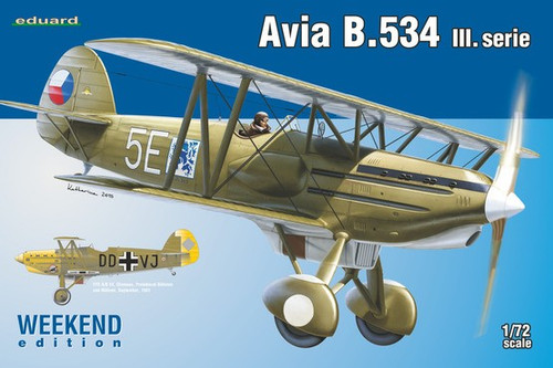 1/72 Avia B534 III Series Aircraft (Wkd Edition Plastic Kit)
