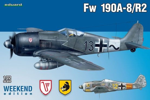 1/72 Fw190A8/R2 Aircraft (Wkd Edition Plastic Kit)