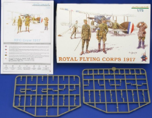 1/72 Royal Flying Corps Crew 1917 (6) (Plastic Kit)