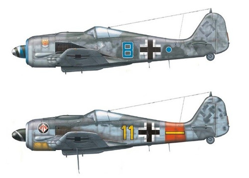 1/48 Fw190A8 Fighter (Wkd Edition Plastic Kit)
