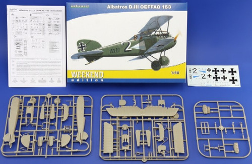 1/48 Albatros D III OEFFAG 153 Aircraft (Wkd Edition Plastic Kit)
