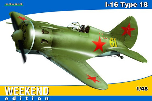 1/48 I16 Type 18 Soviet Fighter Leningrad (Wkd Edition Plastic Kit)