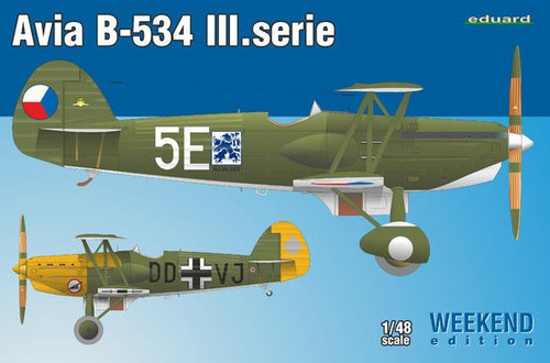 1/48 Avia B534 III Series BiPlane Fighter (Wkd Edition Plastic Kit)