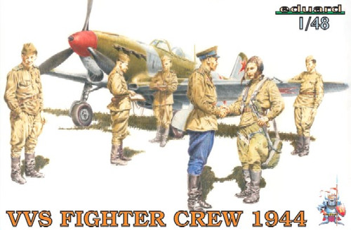 1/48 VVS Fighter Crew 1944 (6) (Plastic Kit)