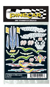 P4011 Speed Streaks Dry Transfer - 2012 Season