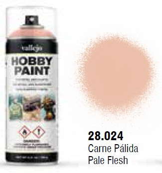 Pale Flesh Fantasy Solvent-Based Acrylic Paint 400ml Spray