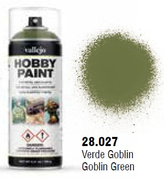 Goblin Green Fantasy Solvent-Based Acrylic Paint 400ml Spray