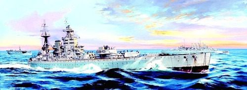 47x18x6 1/200 HMS Nelson British Battleship 1944