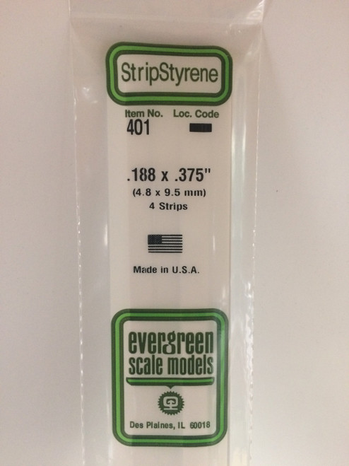 .188 x .375 x 24 Strips (4)