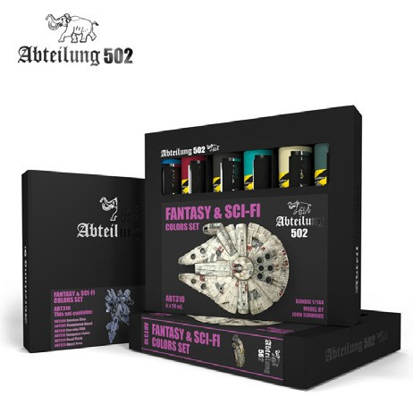 Fantasy & Sci-Fi Oil Paint Set (6 Colors) 20ml Tubes