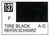 Solvent-Based Acrylic Flat Tire Black 10ml Bottle