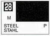 Solvent-Based Acrylic Metallic Steel 10ml Bottle