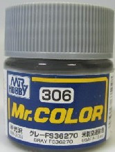 Solvent-Based Acrylic Semi-Gloss Gray FS36270 10ml Bottle