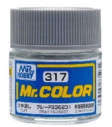 Solvent-Based Acrylic Flat Gray FS36231 10ml Bottle