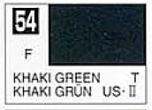 Solvent-Based Acrylic Flat Khaki Green 10ml Bottle