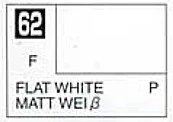 Solvent-Based Acrylic Flat White 10ml Bottle