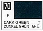 Solvent-Based Acrylic Flat Dark Green 10ml Bottle