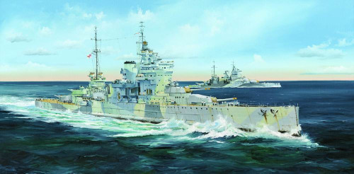 1/350 HMS Queen Elizabeth British Battleship 1941
