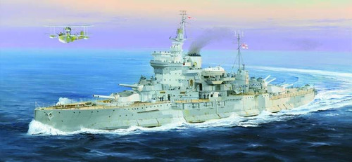 1/350 HMS Warspite British Battleship 1942