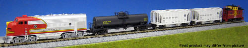 N F7 SF Freight Train Set w/o Track/LokSound