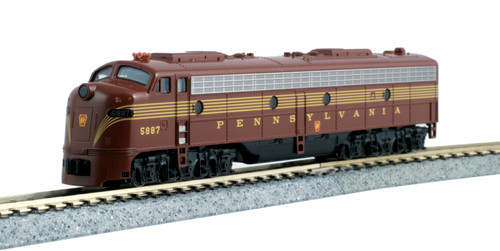 N E8A Diesel PRR #5887/Tuscan 5-Stripe