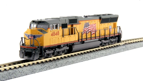 N SD70M Diesel UP #4848/Flag w/TCS DCC
