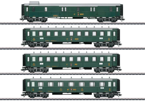 2020 Marklin 42388 Oldtimer-Passenger Car Set, 4 cars, SBB , Ear II