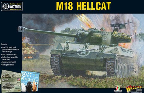 28mm Bolt Action: WWII M18 Hellcat US Tank Destroyer (Plastic)