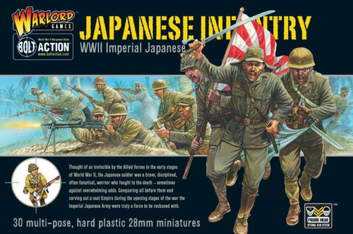 28mm Bolt Action: WWII Imperial Japanese Infantry (30) (Plastic)