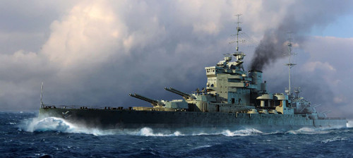 1/700 HMS Valiant British Battleship 1939