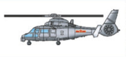 1/350 Chinese Z9 Harbin Helicopter Set for Carriers  (D)
